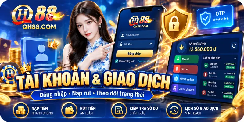 Quản lý giao dịch và bảo vệ thông tin tài khoản